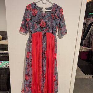 Floral Red and Gray Dress 8 Dresses 11 Dresses Used Like New Some NewBundle Deal